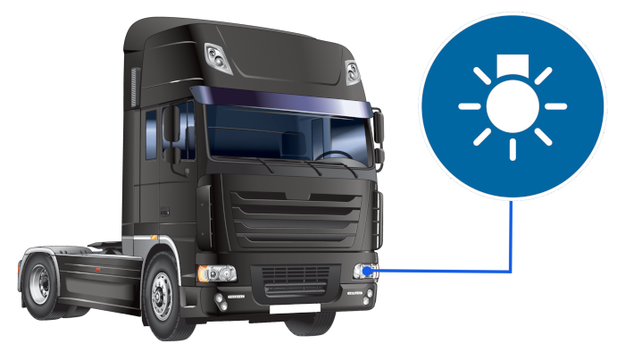 الأضواء الأمامية