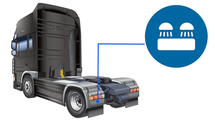 أضواء لوحة ترخيص السيارة