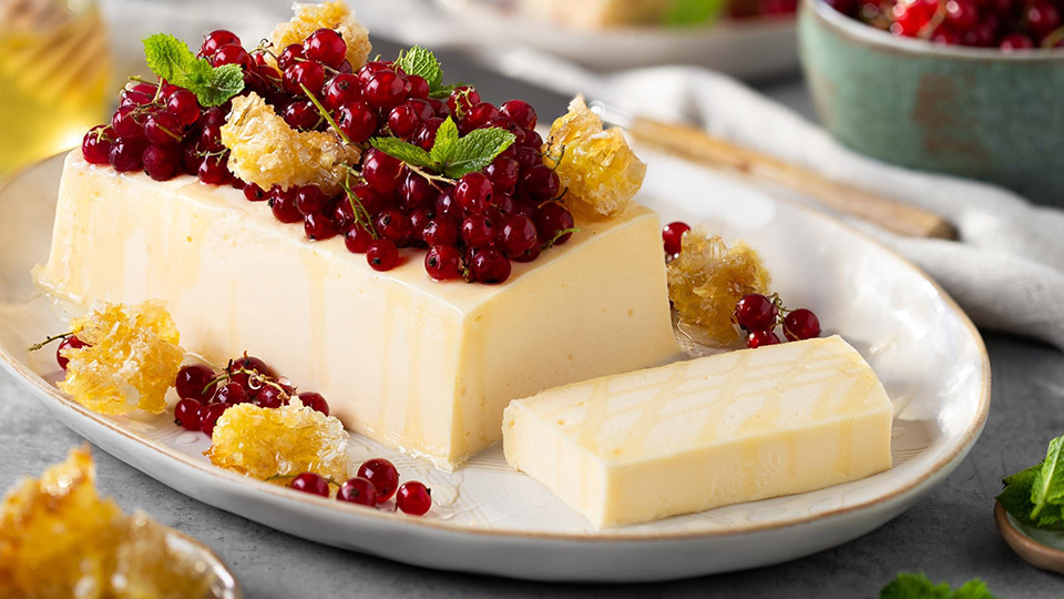 Honey semifreddo
